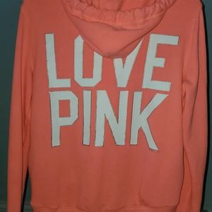 Pink brand peach toned jacket